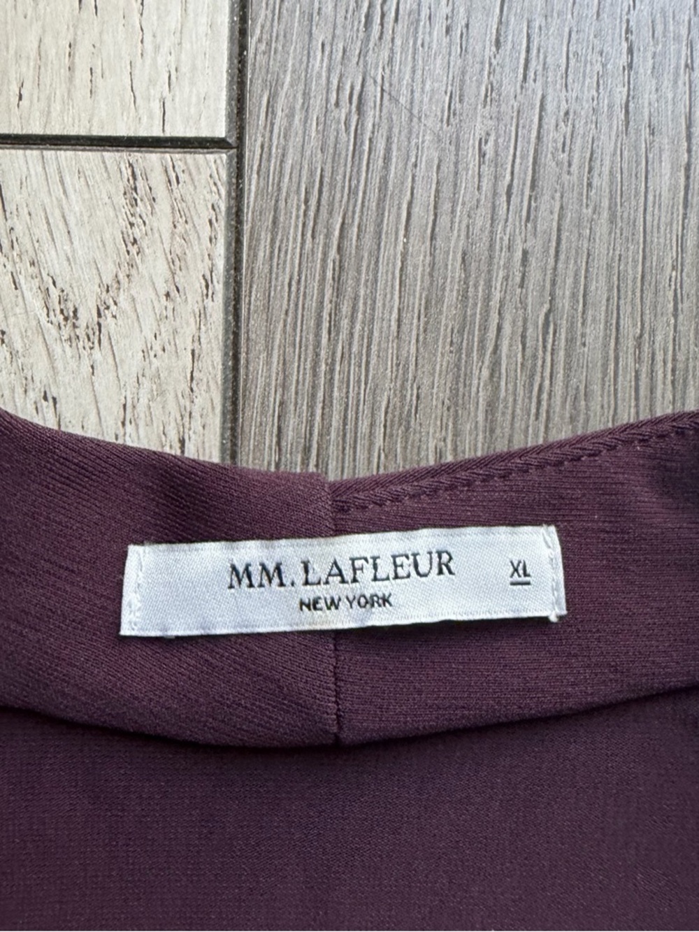 MM. Lafleur The Deneuve Top Plum size XL - Picture 3 of 7